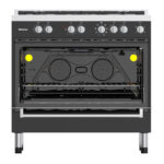 Hisense HFS90GA5EBL Free Standing Stove - Image 3