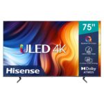 Stunning Hisense 75U7H 75" 120Hz ULED 4K Quantum TV