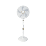 Powerful Dolphin 18" Stand Fan - 5 Blades, Sleek White ME-1840