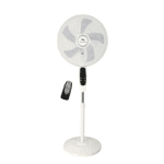 Powerful Dolphin 18" White Stand Fan with Remote ME-1860R
