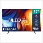 Stunning Hisense 75U7H 75" 120Hz ULED 4K Quantum TV