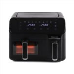 Hisense H09AFBK2S5 8.6L 2700W Digital Dual Basket Air Fryer Matt Black