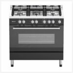 Hisense HFS90GA5EBL Free Standing Cooker 90cm Gas Black